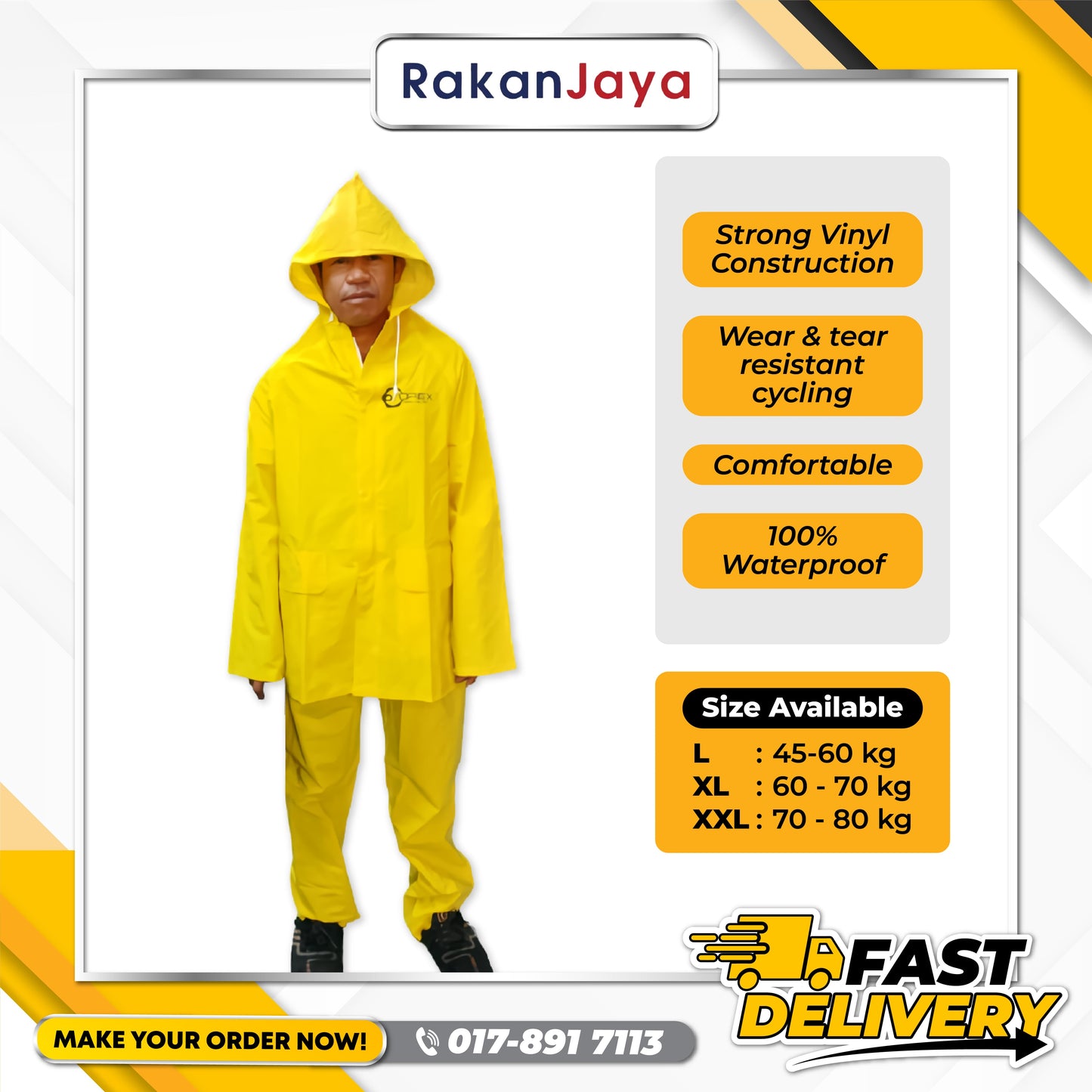 OREX RAIN COAT (JACKET & TROUSER)