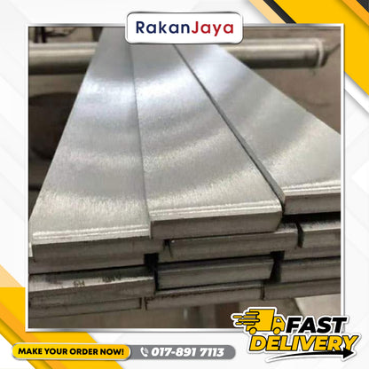 STAINLESS STEEL (SS304) FLAT BAR (6MTR)
