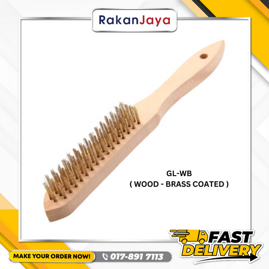 GLITZ WOODEN HANDLE BRUSH