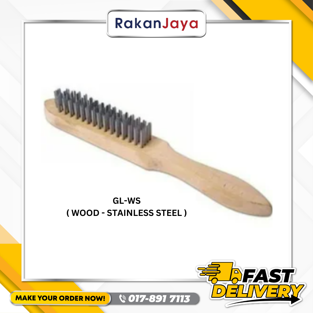 GLITZ WOODEN HANDLE BRUSH