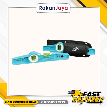 GREAT 10" MAGNETIC LEVEL + POUCH (ONE SET)