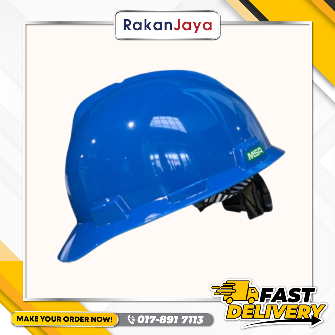MSA V-GARD SAFETY HELMET (CHIN STRAP)