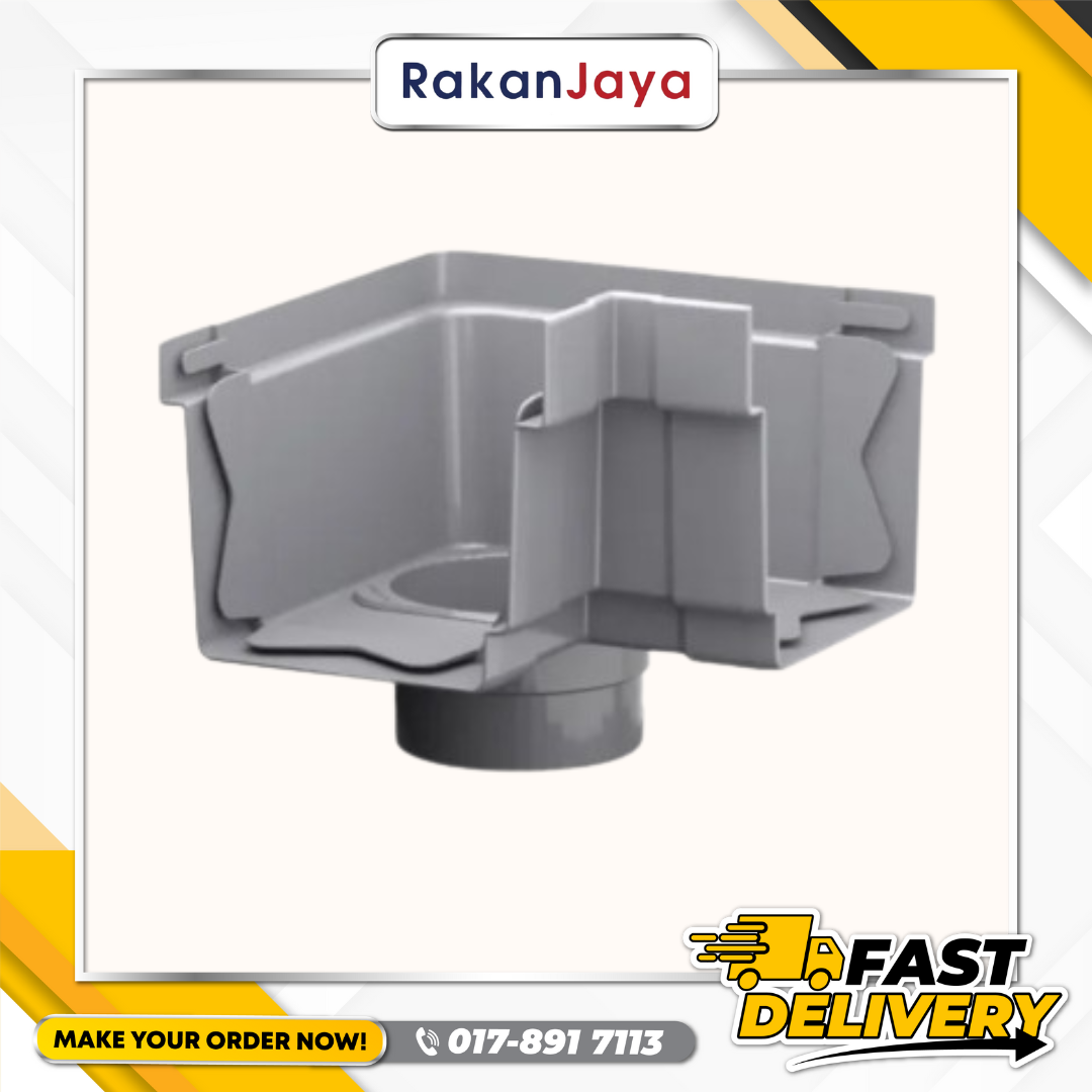 GUTTER MITRE JOINT IN W/3" & W/4" OUTLET