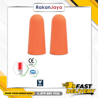BDS UNCORDED DISPOSABLE FOAM PU EAR PLUGS
