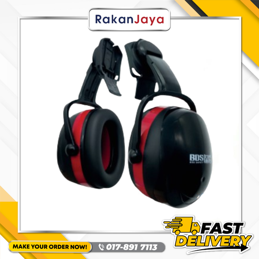 BDS UNIVERSAL SAFETY HELMET ATTACHED EARMUFF - PERFOMANCE (FM-3E)