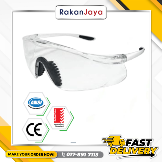 BDS HIGH VISIBILITY SAFETY GLASSES (SG-71046A)