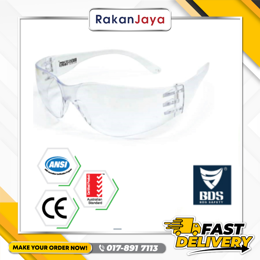 BDS ECONOMICAL ANTI FOG IMPACT RESISTANT GLASSES (SG-71006)