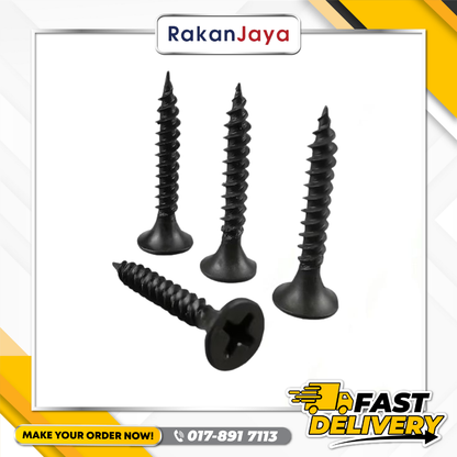 ARROW DRY WALL SCREW 800G (BLACK)