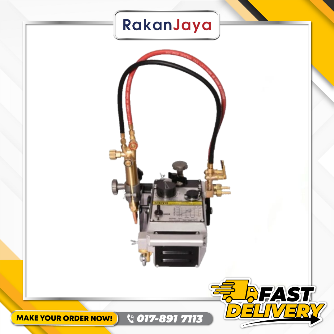 SHIYO PORTABLE AUTOMATIC GAS CUTTING MACHINE C/W 6FT TRACK 2PC (SH-12)