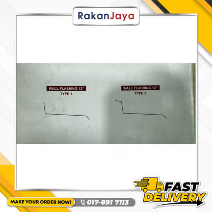 WALL FLASHING 12" (TYPE 2) (12" X 8FT)