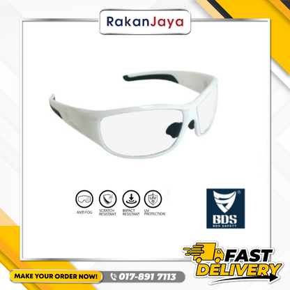 BDS H/DUTY FRAME SAFETY GLASSES (MODEL: SG-60048)