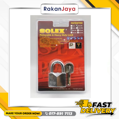 SOLEX KEY ALIKE SYSTEM PADLOCK 40MM