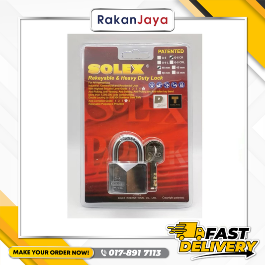 SOLEX KEY ALIKE SYSTEM PADLOCK 40MM