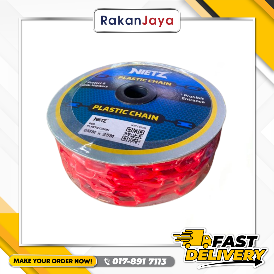 NIETZ PLASTIC CHAIN (6MM X 25M)