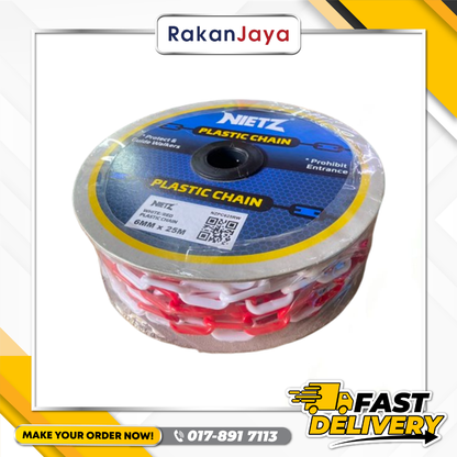 NIETZ PLASTIC CHAIN (6MM X 25M)
