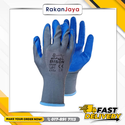 BISON GRIP AIRY RUBBER GLOVE