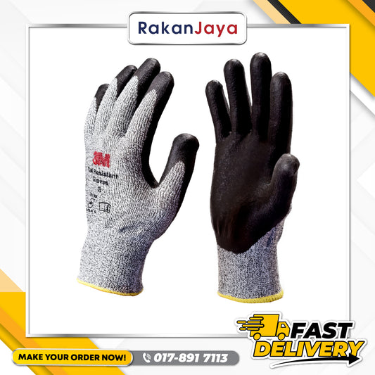 3M COMFORT GRIP GLOVES CUT RESISTANT (MODEL : CGL-CRE)