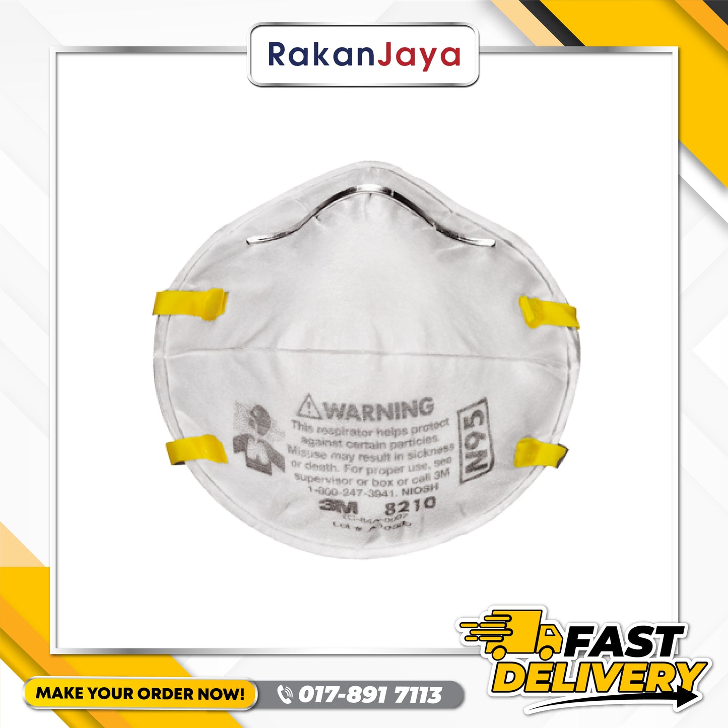 3M MASK RESPIRATOR N95 (8210)