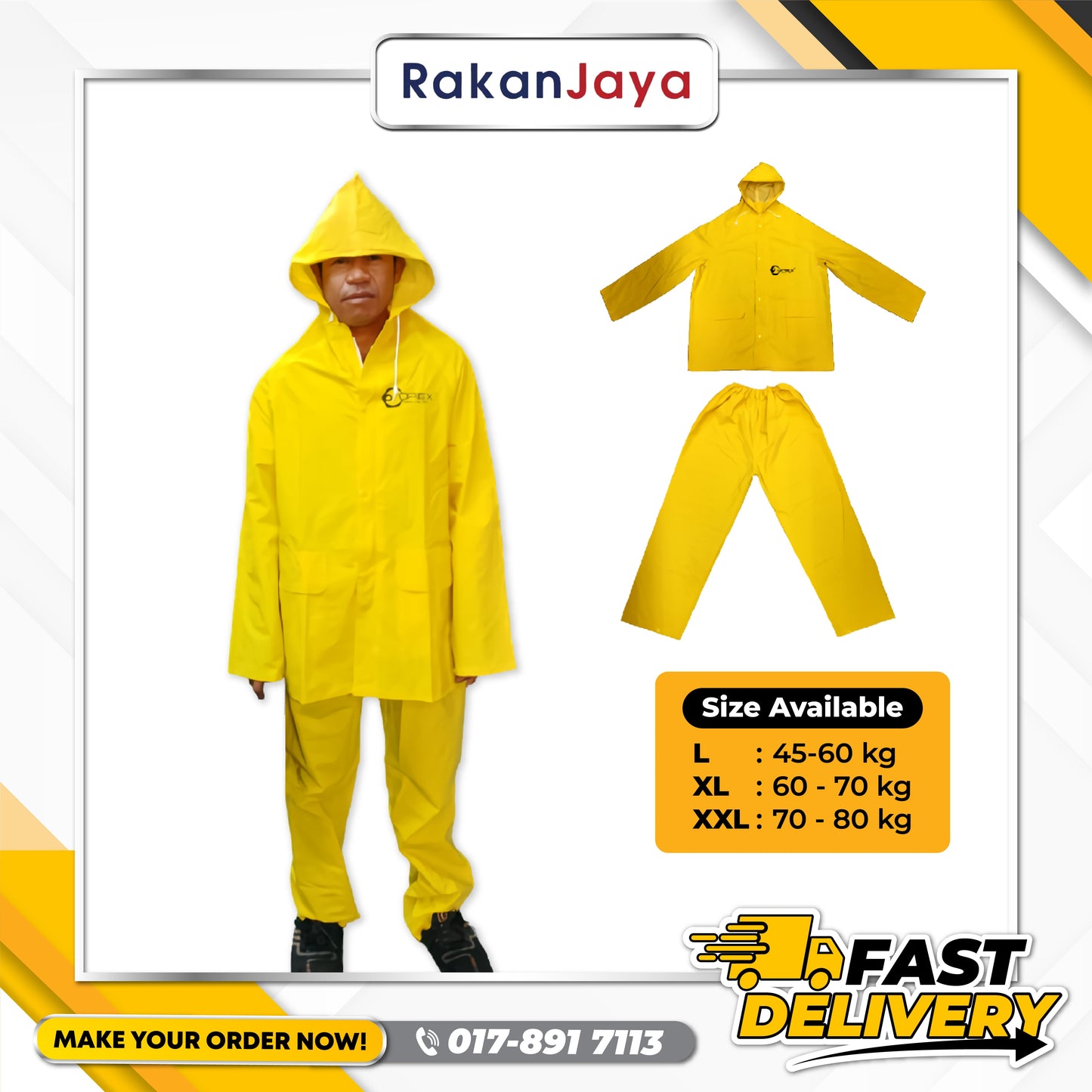 OREX RAIN COAT (JACKET & TROUSER)