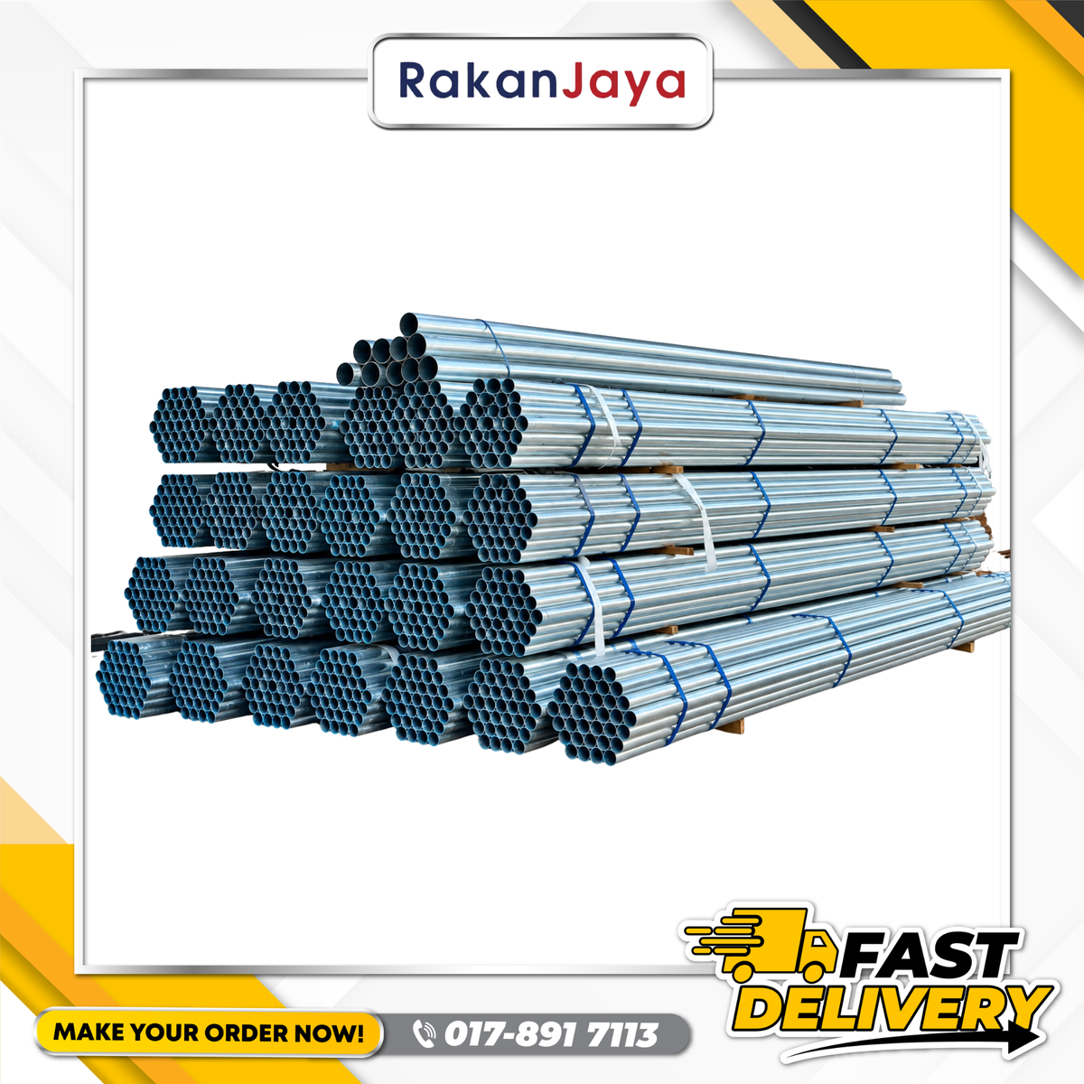 PREZINC PIPE (6 MTR)