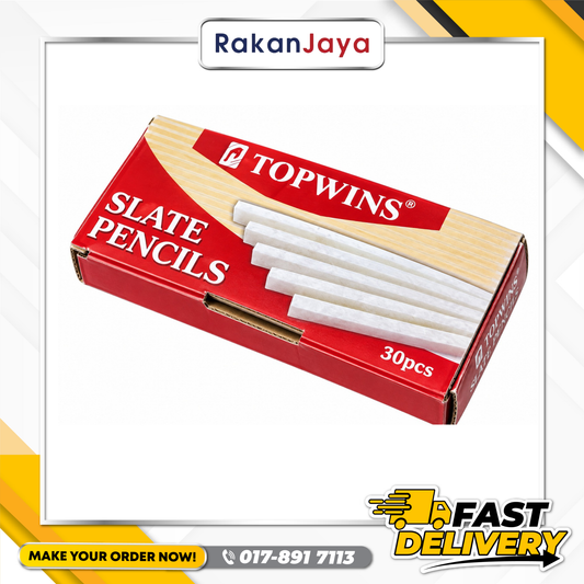 SLATE PENCIL (110MM X 12.7MM X 4.8MM) (CHALK / KAPUR BESI)