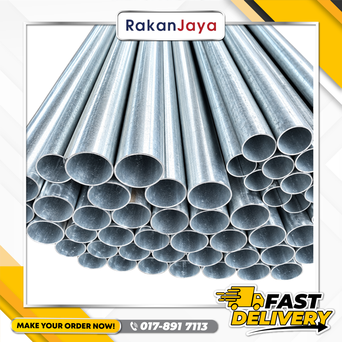 PREZINC PIPE (6 MTR)