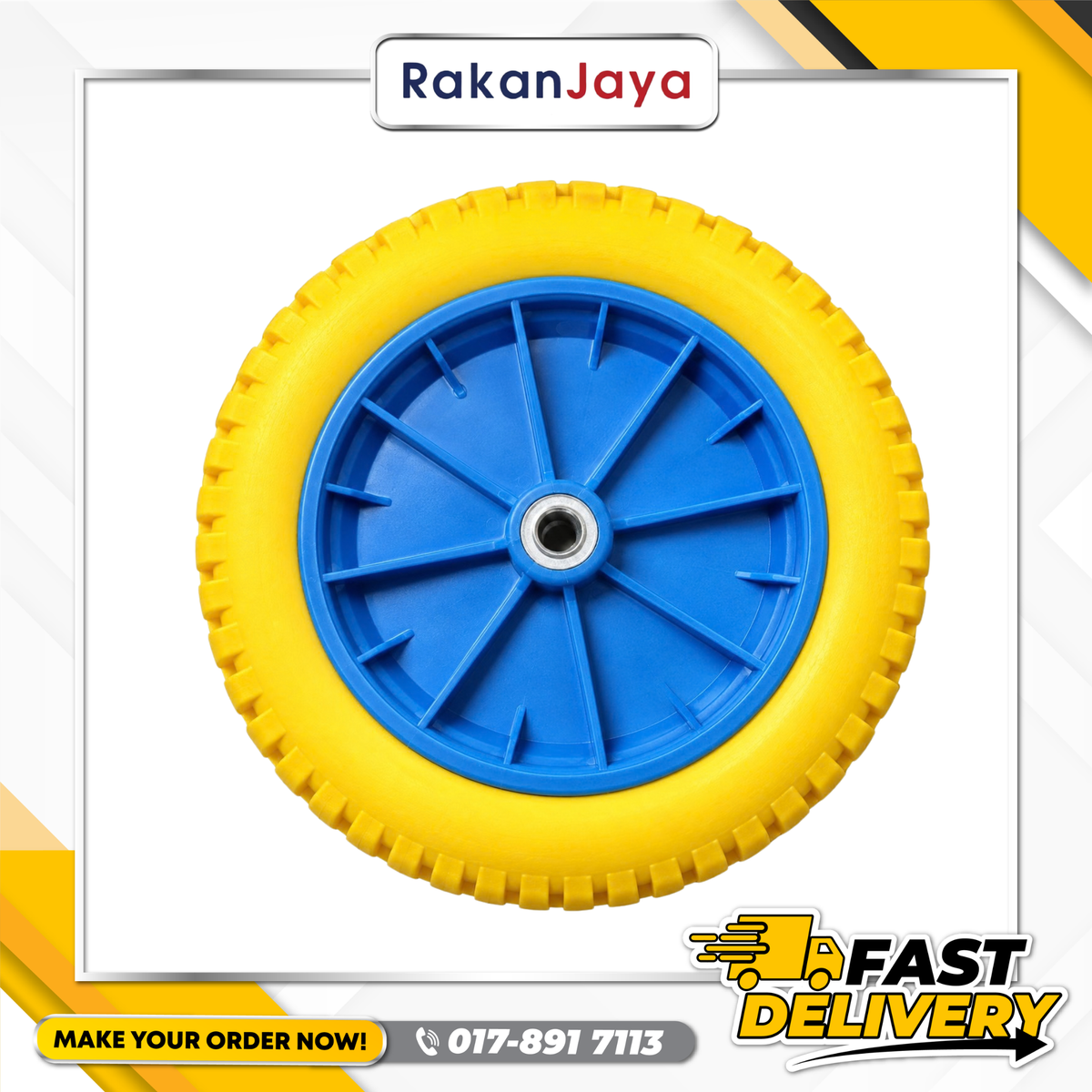WHEEL BARROW TYRE (PLASTIC RIM)