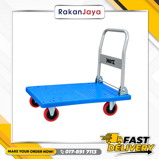 HAND TRUCK PLASTIC TROLLEY - PVC PLATFORM