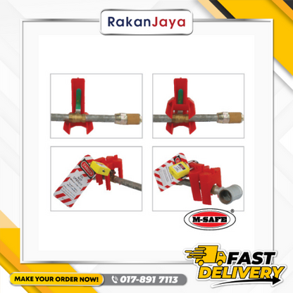 M-SAFE SAFETY ADJUSTABLE BALL VALVE LOCKOUT