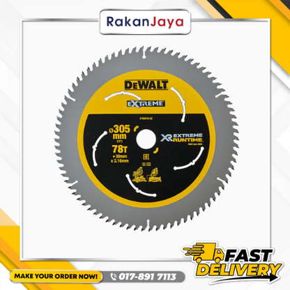 MITRE SAW BLADE 305 X 30MM X 78T (DT99576)