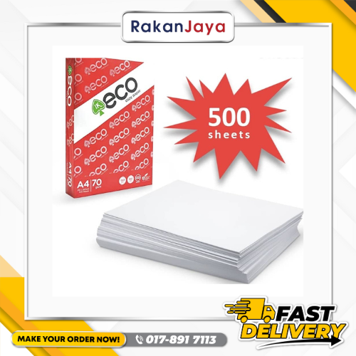 IK ECO A4 COPIER PAPER 1 REAM (70 GSM) 500 SHEETS