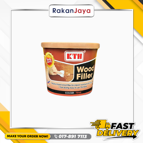 KTH WOOD FILLER (TEAK) - 500GM