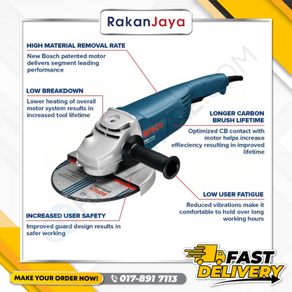 BOSCH ANGLE GRINDER 2200W (GWS 2200)