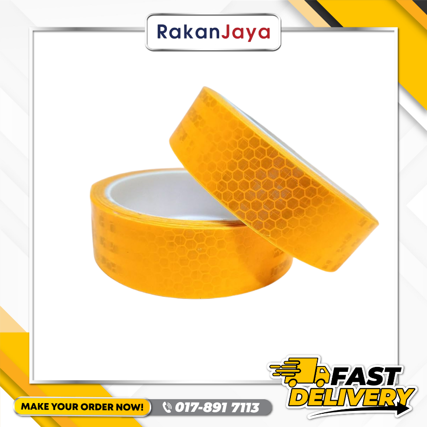 STICKER REFLECTOR TAPE 5CM X 50M