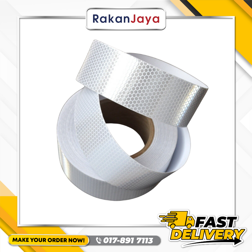 STICKER REFLECTOR TAPE 5CM X 50M