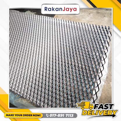 HDG (HOT DIP GALVANIZED) EXPANDED METAL (4FT X 8FT)