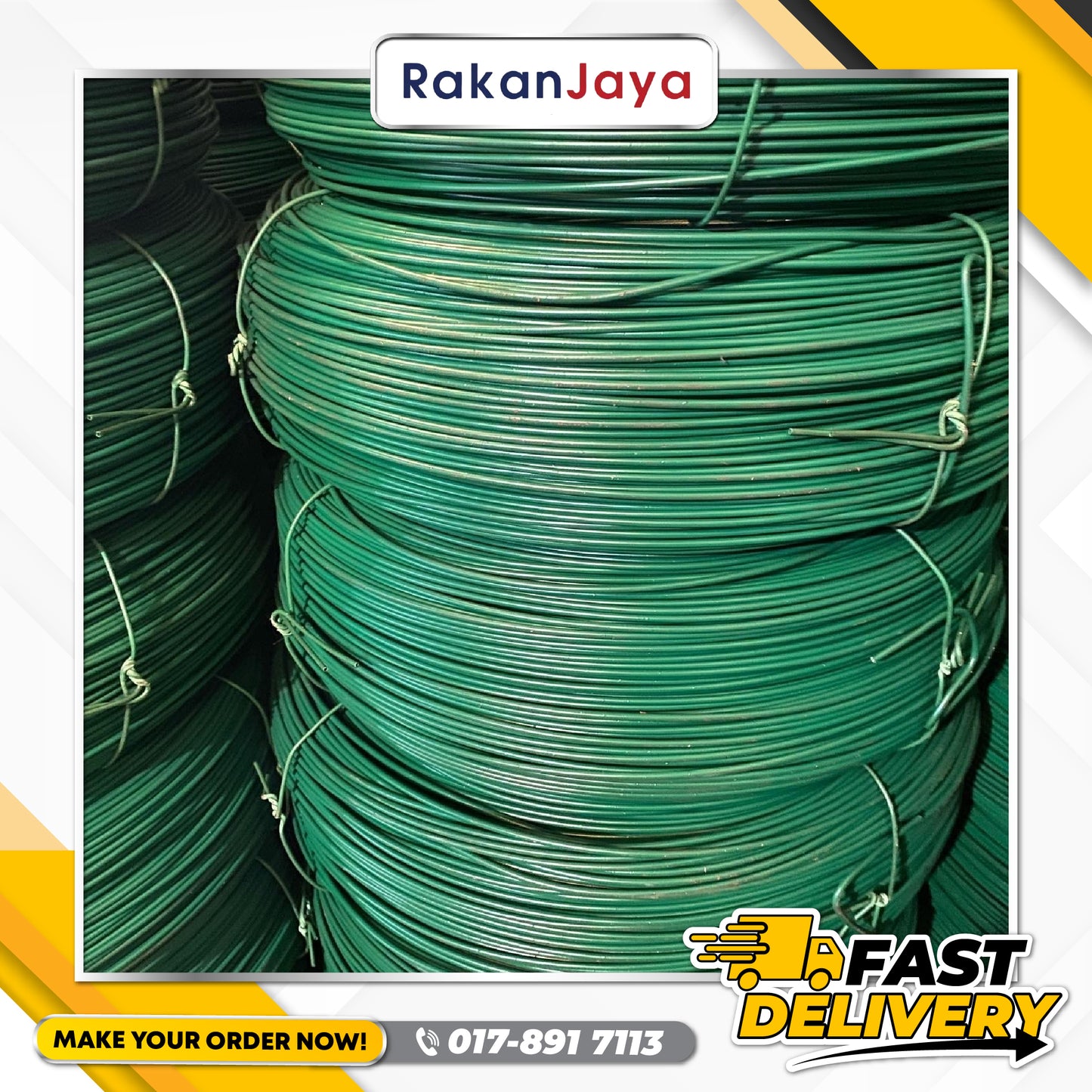 GALVANIZED PVC GREEN (DAWAI HIJAU)