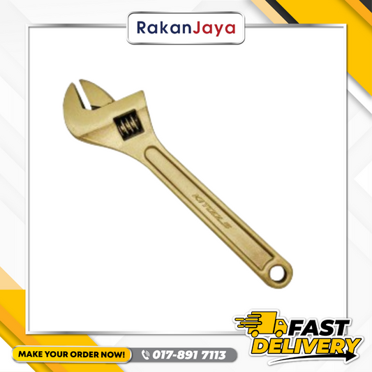 KI TOOLS NON SPARK ADJUSTABLE WRENCH