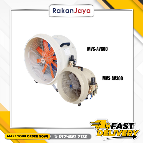 MVS AV600//AV300 Pneumatic Ventilator Fan