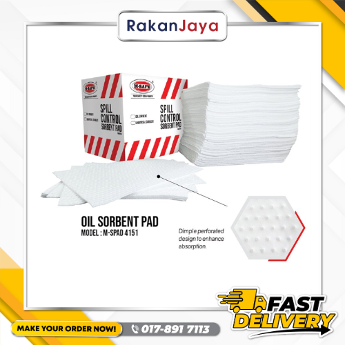 M-SAFE OIL SORBENT PAD