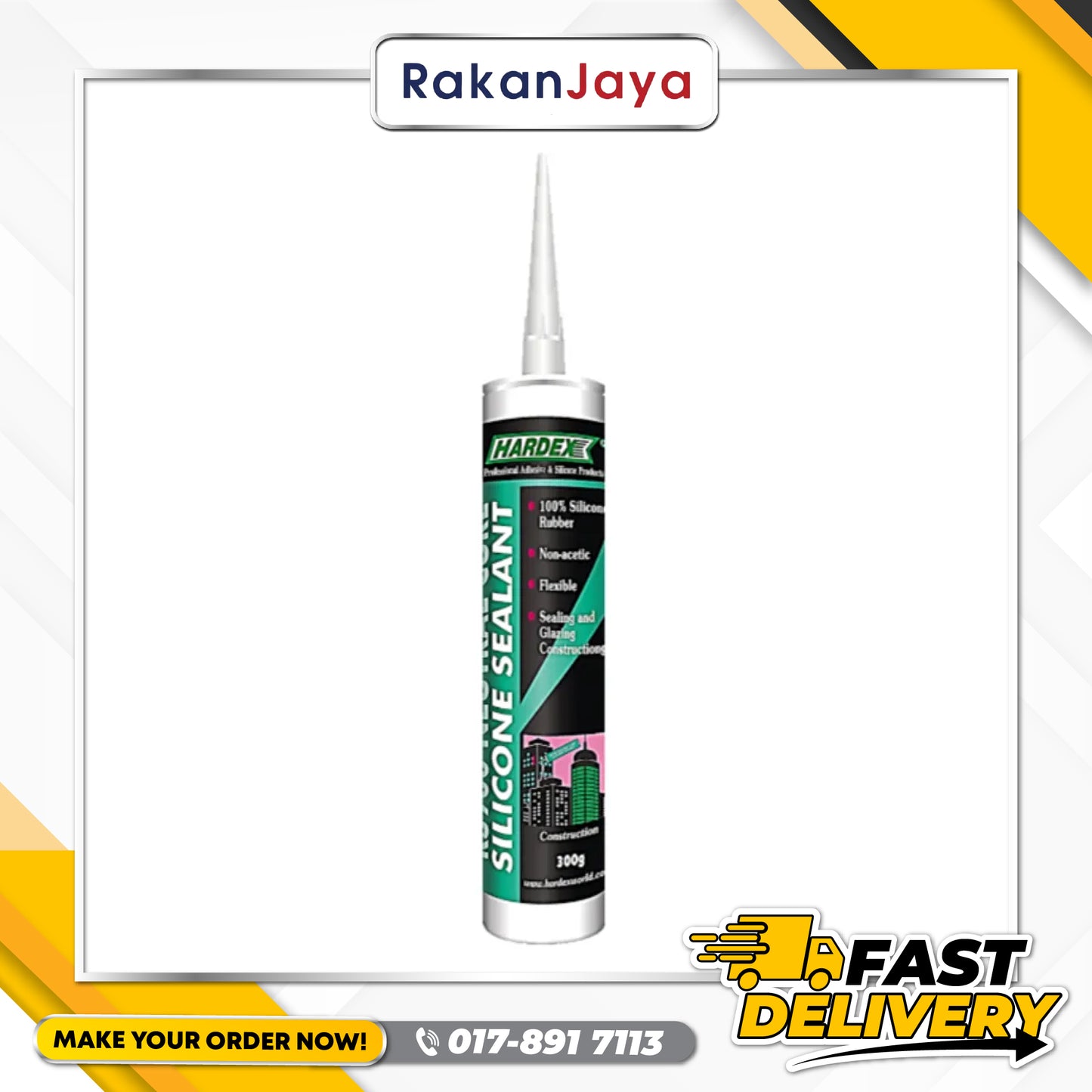 HARDEX RS900 NEUTRAL CURE SILICON SEALANT (NEUTRAL PURPOSE)