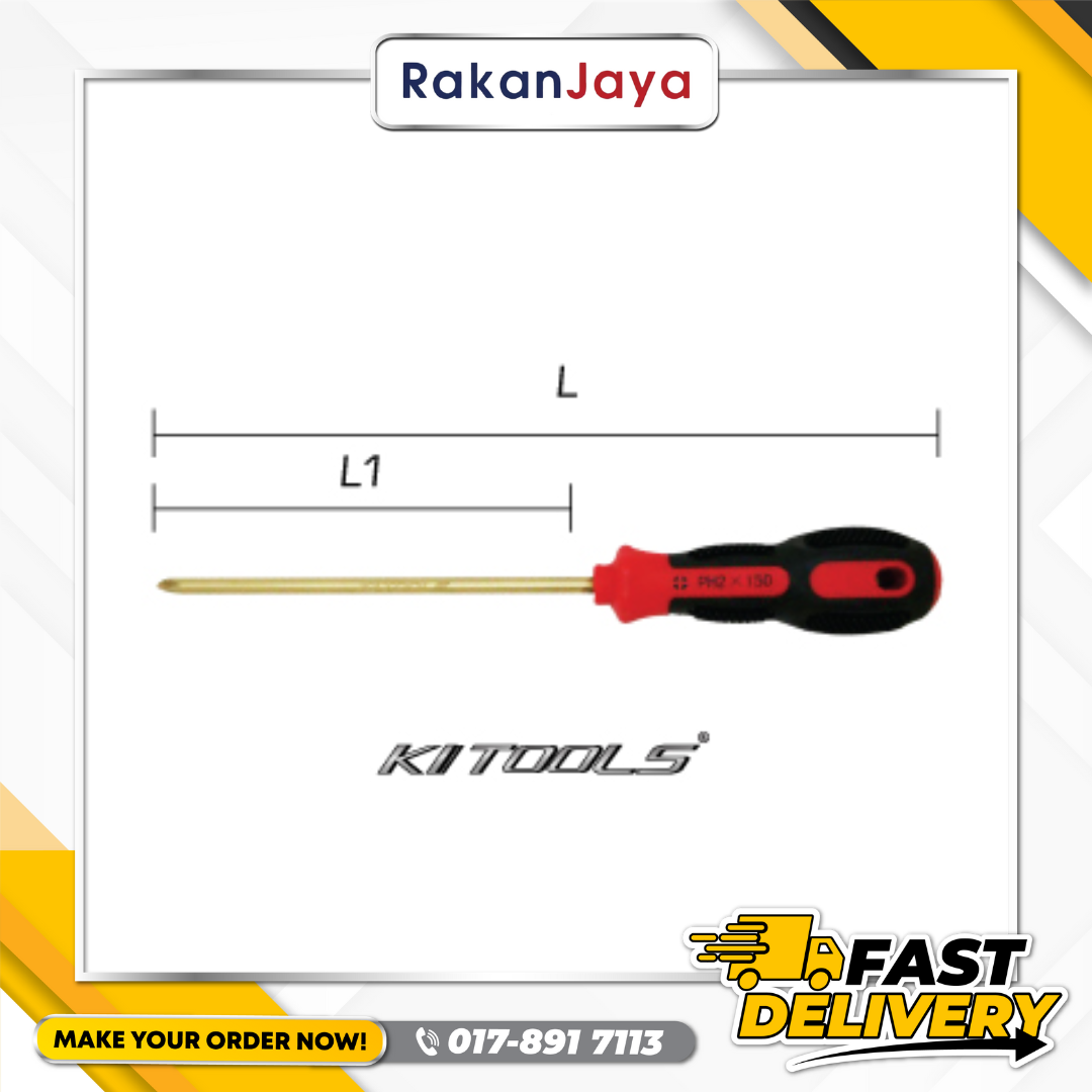 KI TOOLS NON SPARK PHILLIPS SCREWDRIVER