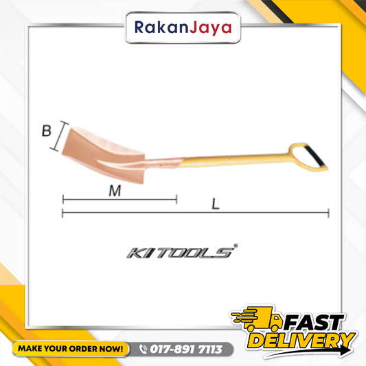 KI TOOLS NON SPARK SHOVEL – SQUARE