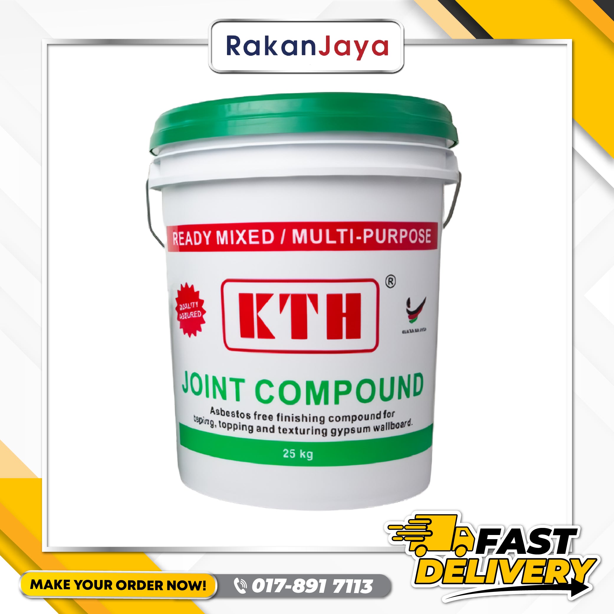 KTH JOINT COMPOUND (5KG) – Rakan Jaya Hardware