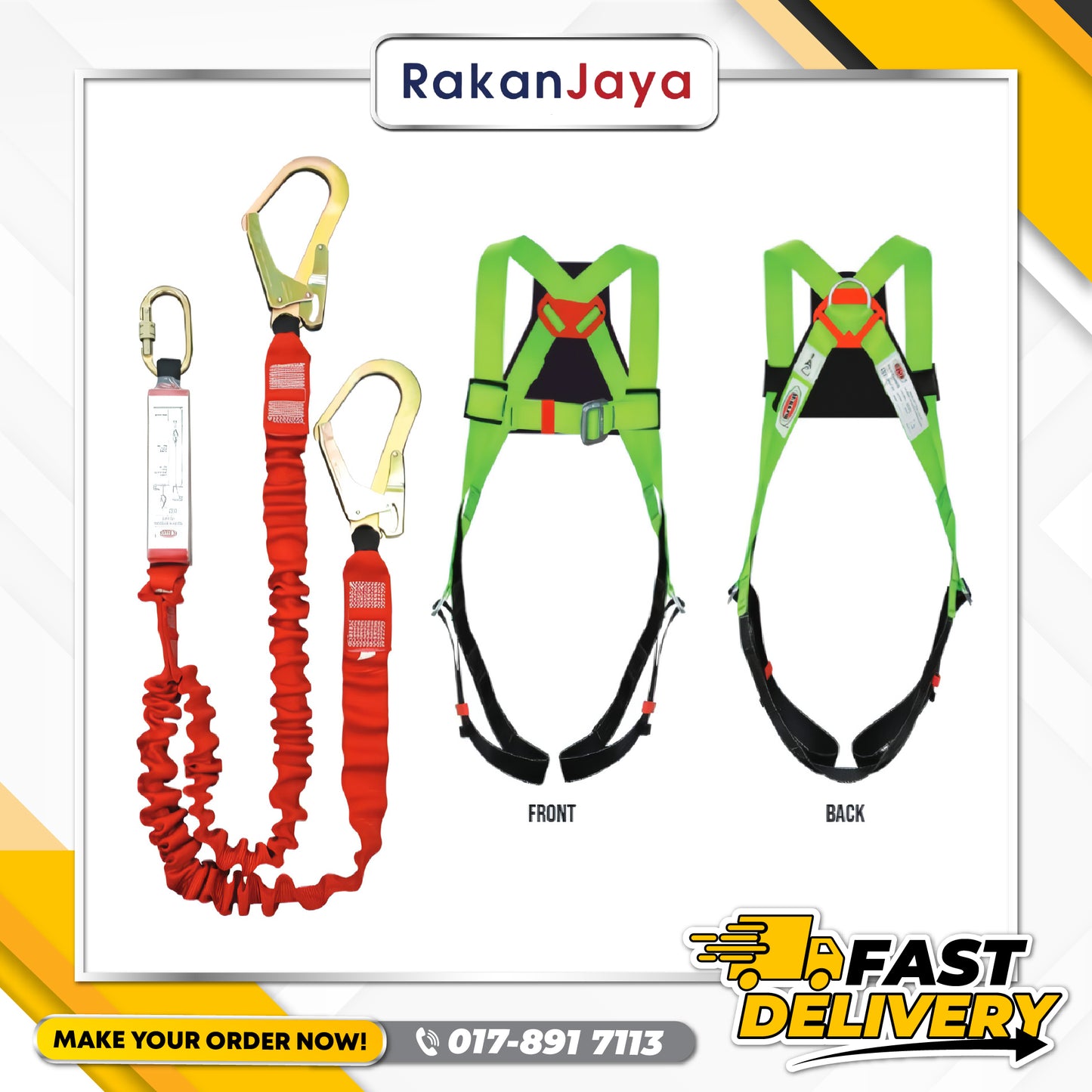 M-SAFE BODY HARNESS FULL SET (MODEL : BHS-100)