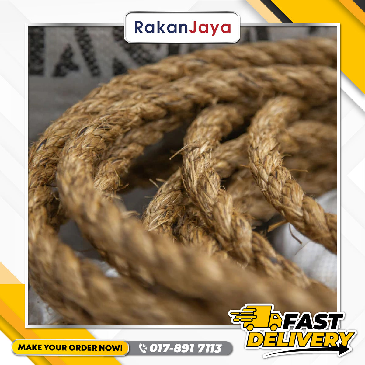 Filipino Rope Factory MANILA ROPE (150MTR) – Rakan Jaya Hardware