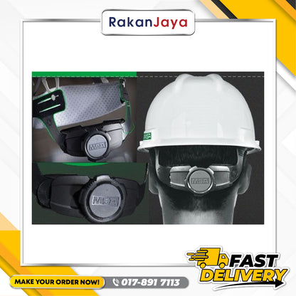 MSA V-GARD SAFETY HELMET (CHIN STRAP)