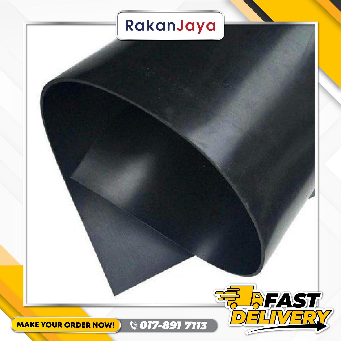 NEOPRENE RUBBER SHEET (PLAIN) - 48IN (50KG)