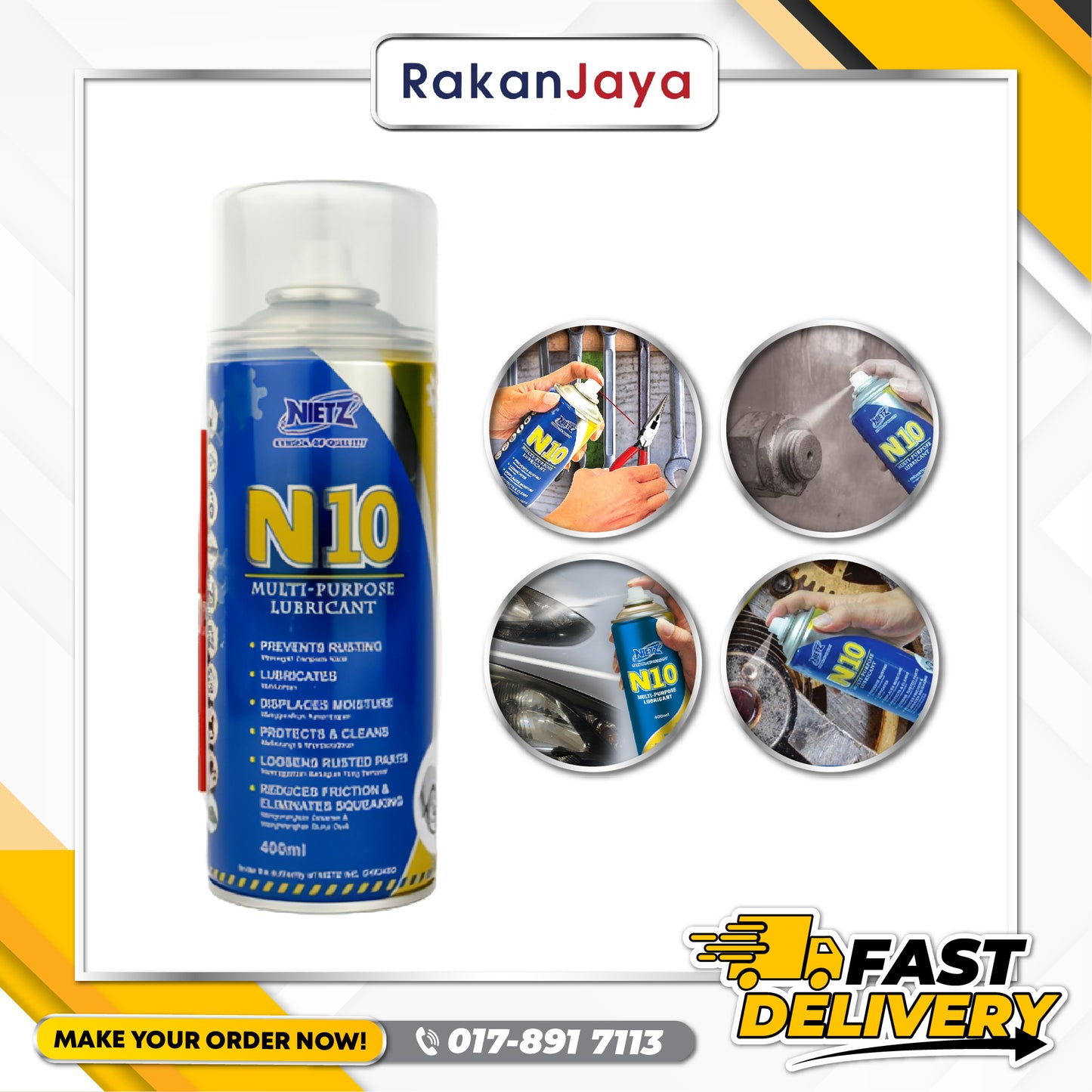 NIETZ AEROSOL SPRAY LUBRICANT