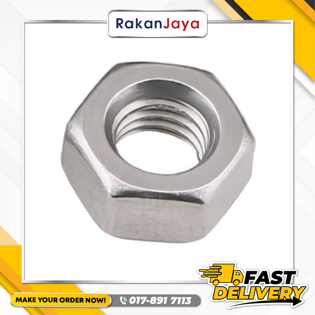 ZINC PLATED (ZP) NUT – Rakan Jaya Hardware
